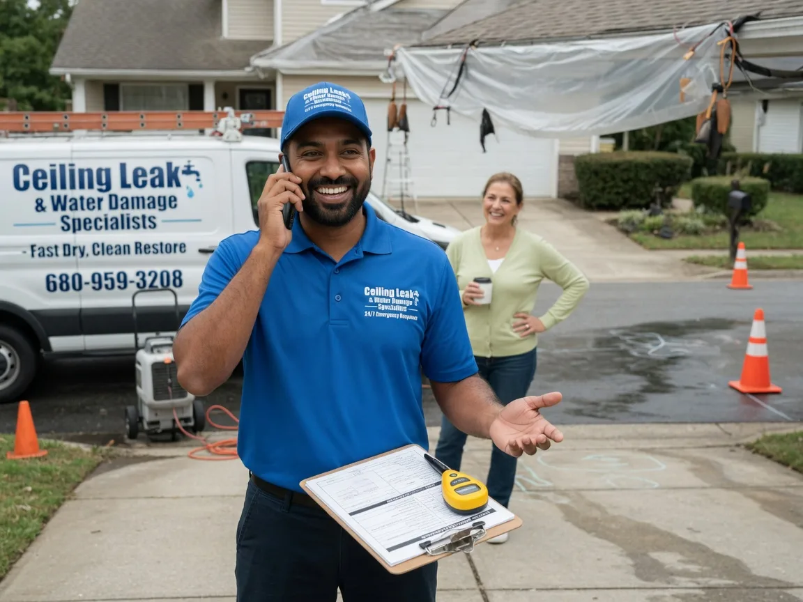 Ceiling Leak Cleanup Pendergrass, GA FAQs